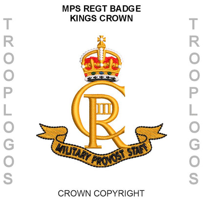 MPS Regt Badge Kings Crown