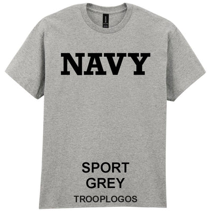NAVY Printed Cotton T-shirt