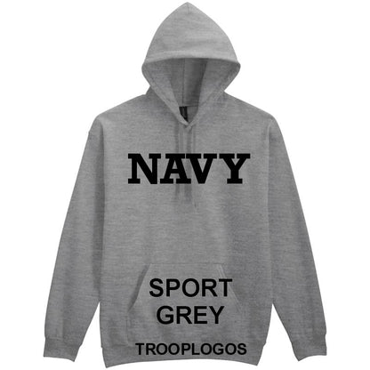 NAVY Printed Hoodie