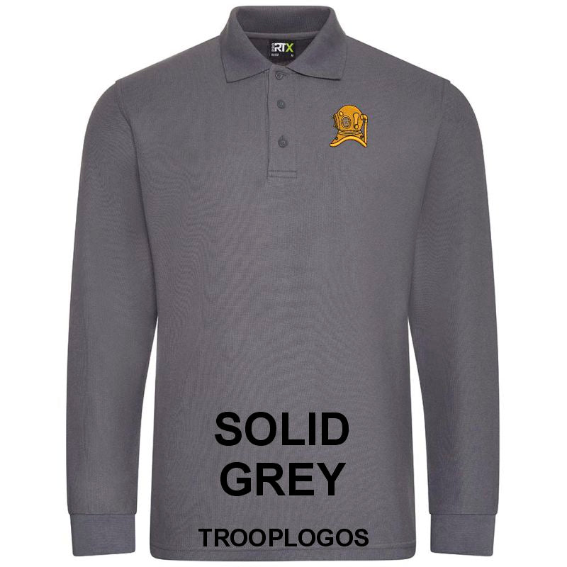 Army Divers Long Sleeve Polo Shirt