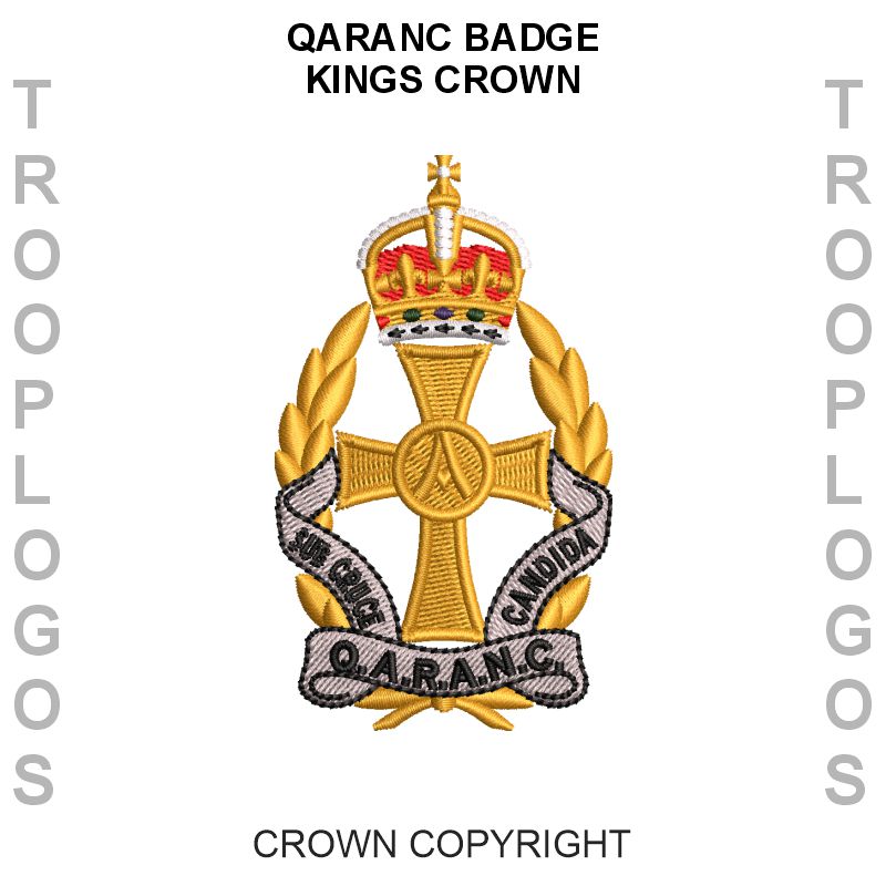 QARANC Badge Kings Crown