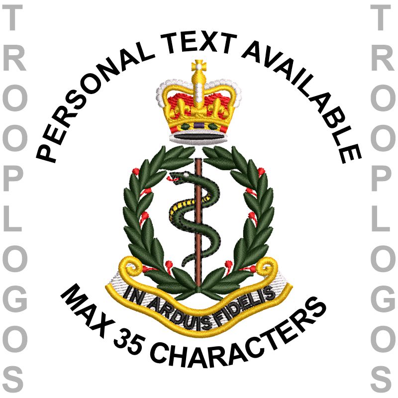 RAMC Embroidered Badge