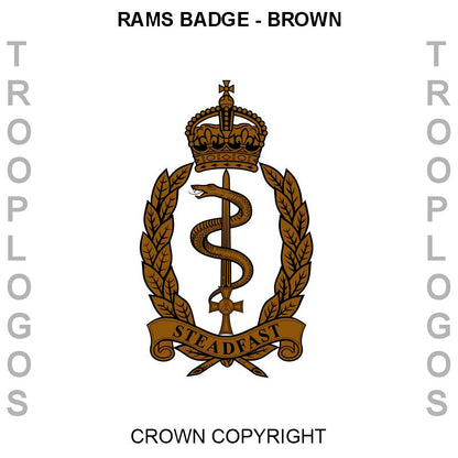 RAMS Badge Brown