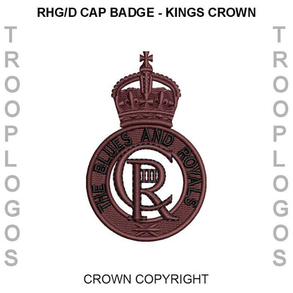 RHGD Cap Badge Kings Crown