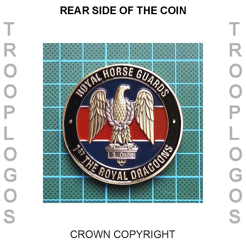 The Blues and Royals Challenge Coin