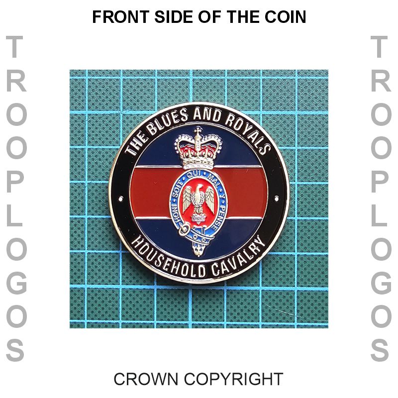 The Blues and Royals Challenge Coin