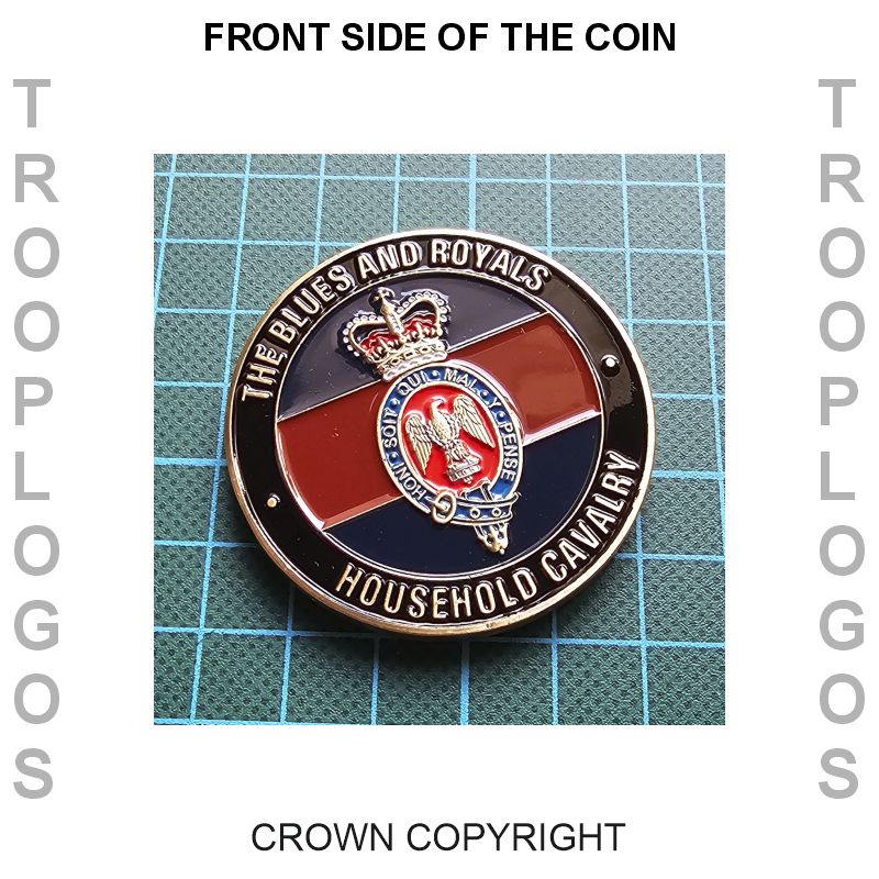 The Blues and Royals Challenge Coin