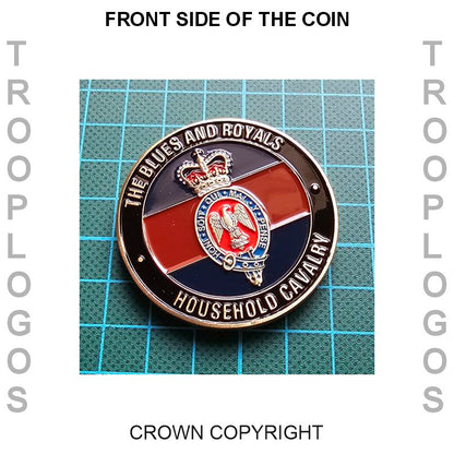 The Blues and Royals Challenge Coin