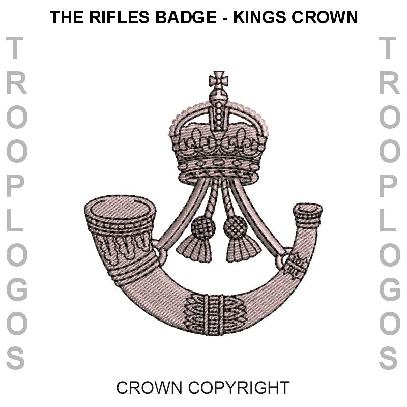 The Rifles Badge Kings Crown
