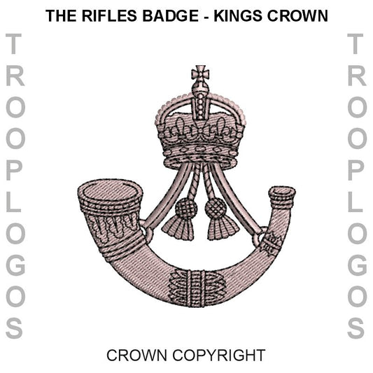 The Rifles Badge Kings Crown