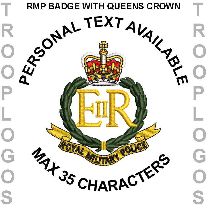 RMP Badge with Queens Crown