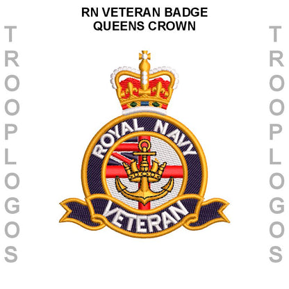 RN Veteran Badge Queens Crown