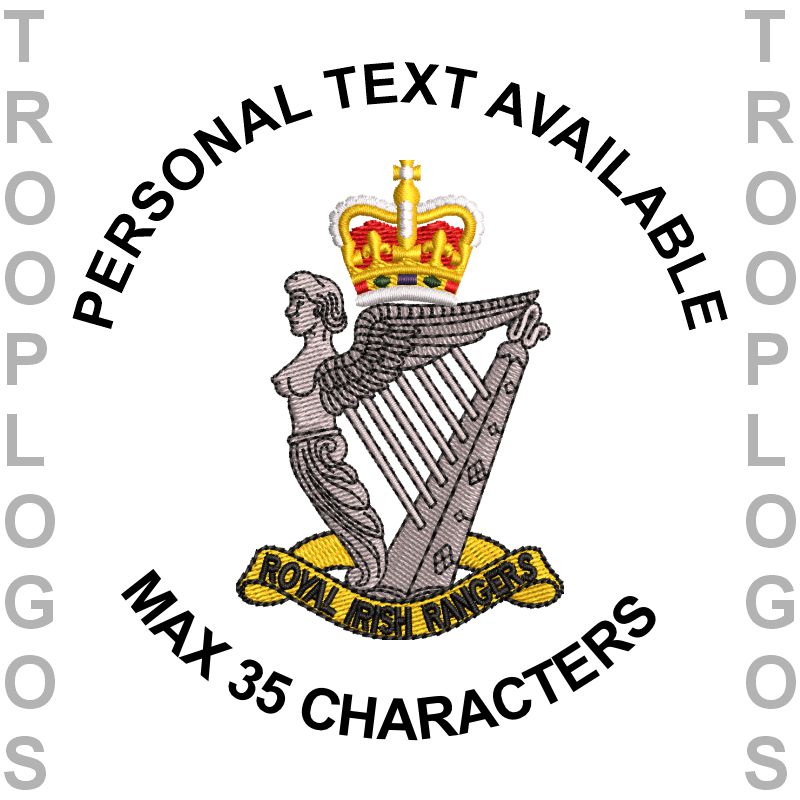 Royal Irish Rangers Embroidered Badge