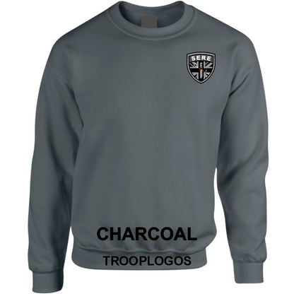 SERE School Badge Printed Unisex Sweatshirt