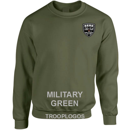 SERE School Badge Printed Unisex Sweatshirt