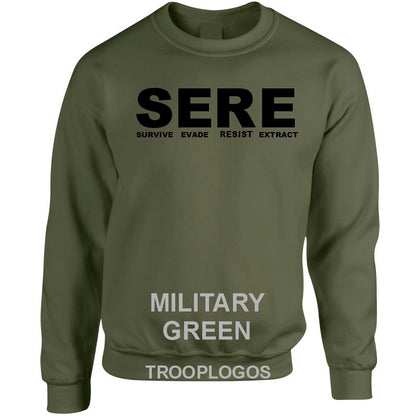 SERE Survive Evade Resist Extract Printed Unisex Sweatshirt