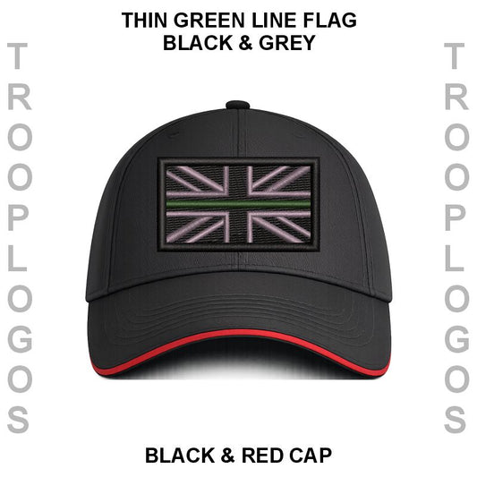 Thin Green Line Embroidered Baseball Cap