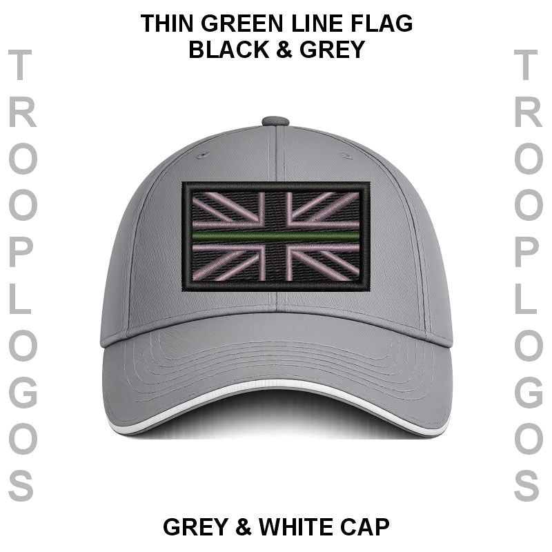 Thin Green Line Embroidered Baseball Cap