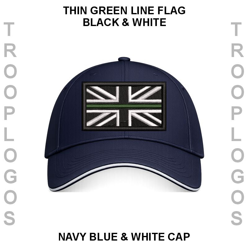 Thin Green Line Embroidered Baseball Cap