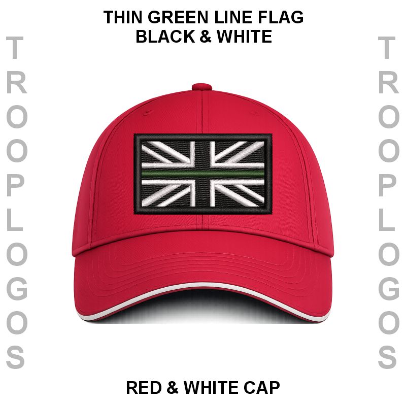 Thin Green Line Embroidered Baseball Cap