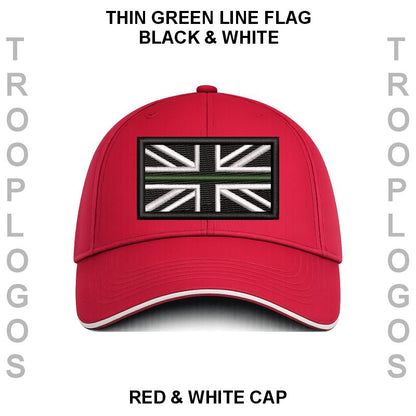 Thin Green Line Embroidered Baseball Cap