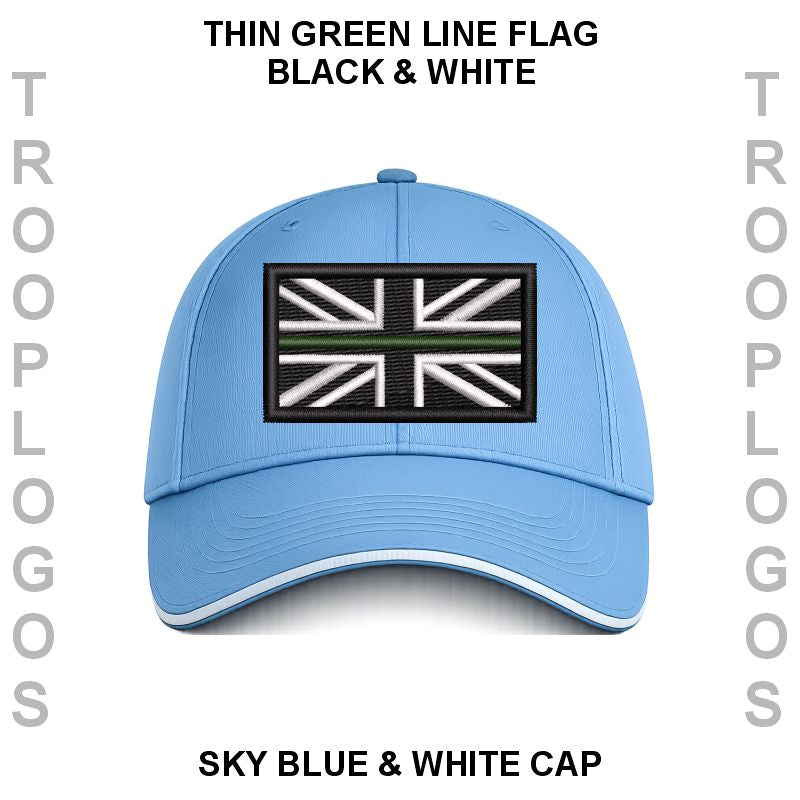 Thin Green Line Embroidered Baseball Cap