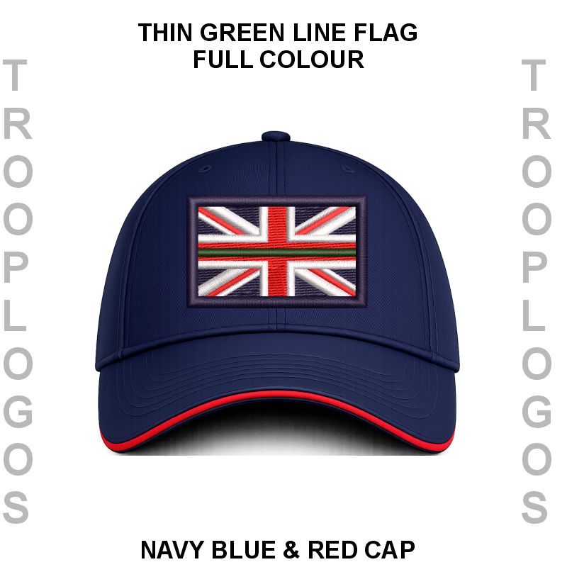 Thin Green Line Embroidered Baseball Cap