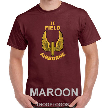 II Field Airborne Printed Cotton T-shirt