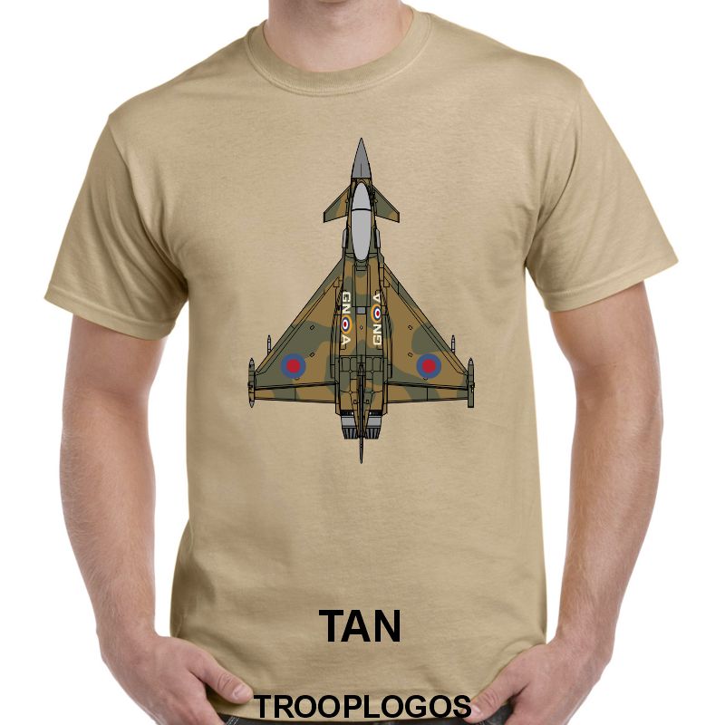RAF Typhoon Battle of Britain Livery Printed Cotton T-shirt