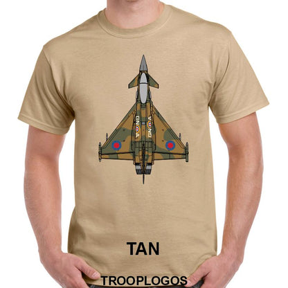 RAF Typhoon Battle of Britain Livery Printed Cotton T-shirt