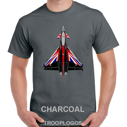 RAF Typhoon Black Jack Livery Printed Cotton T-shirt