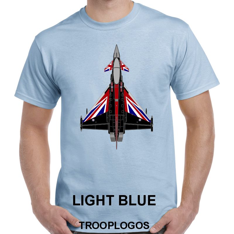 RAF Typhoon Black Jack Livery Printed Cotton T-shirt