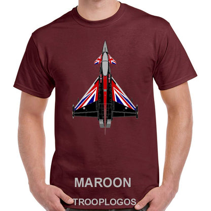 RAF Typhoon Black Jack Livery Printed Cotton T-shirt