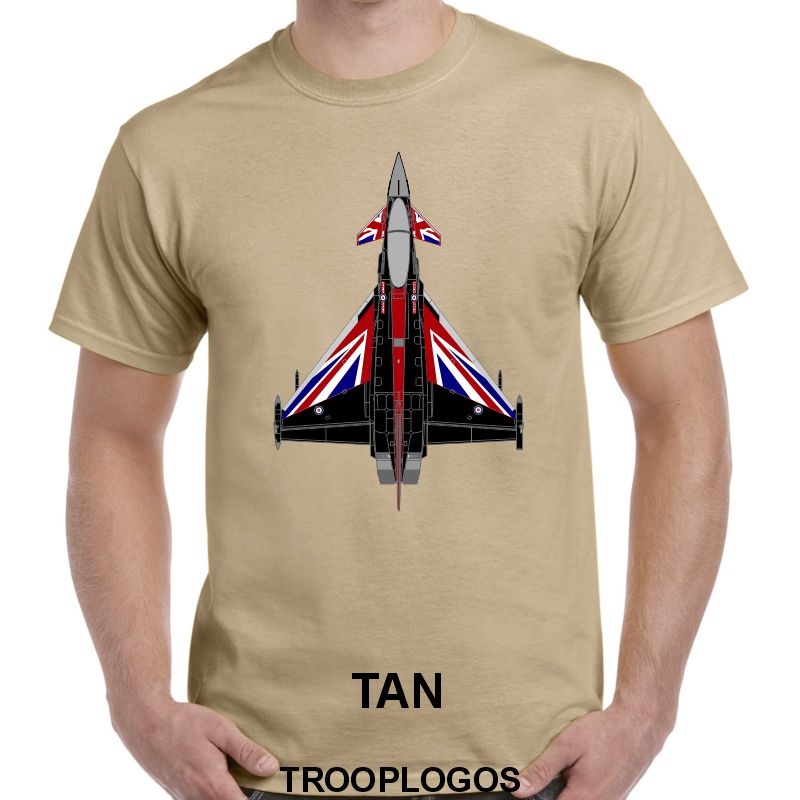 RAF Typhoon Black Jack Livery Printed Cotton T-shirt