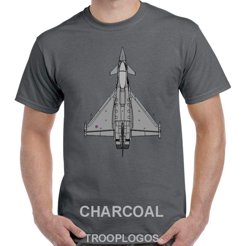 RAF Typhoon Top View Printed Cotton T-shirt