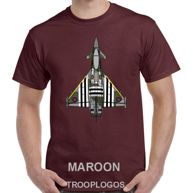 RAF Typhoon Moggy D-Day Livery Printed Cotton T-shirt