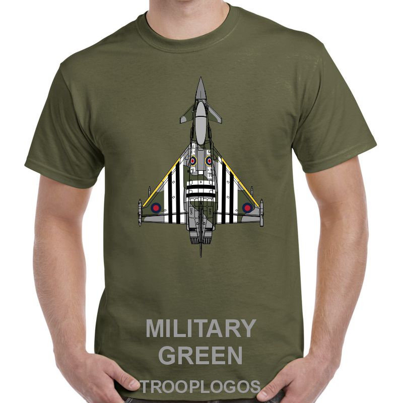 RAF Typhoon Moggy D-Day Livery Printed Cotton T-shirt