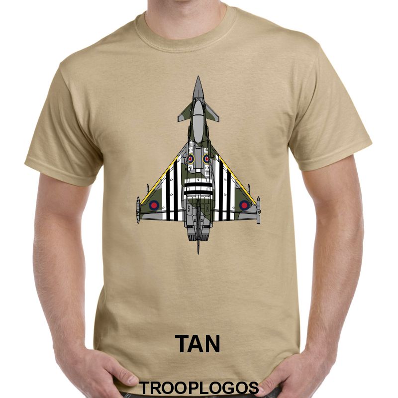 RAF Typhoon Moggy D-Day Livery Printed Cotton T-shirt