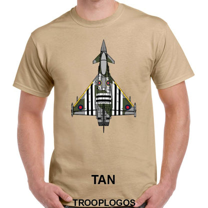 RAF Typhoon Moggy D-Day Livery Printed Cotton T-shirt