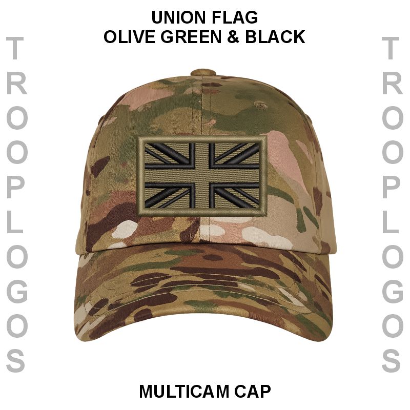 Union Flag Embroidered Baseball Cap