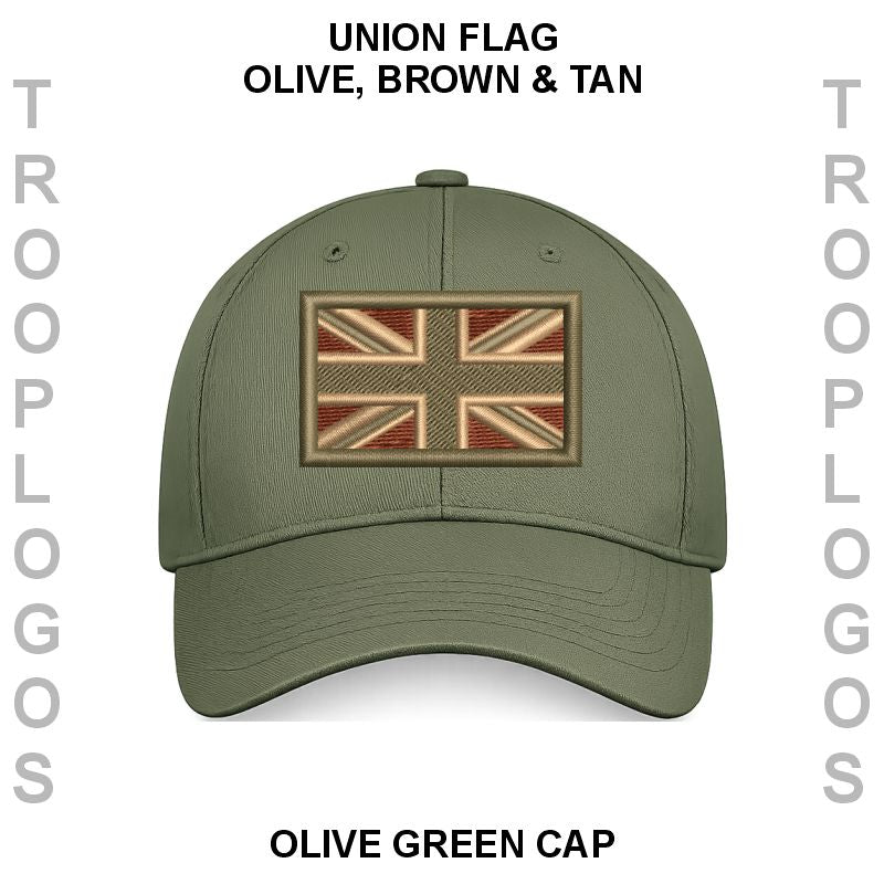 Union Flag Embroidered Baseball Cap