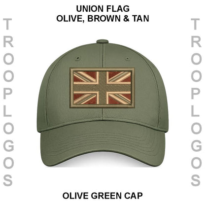 Union Flag Embroidered Baseball Cap