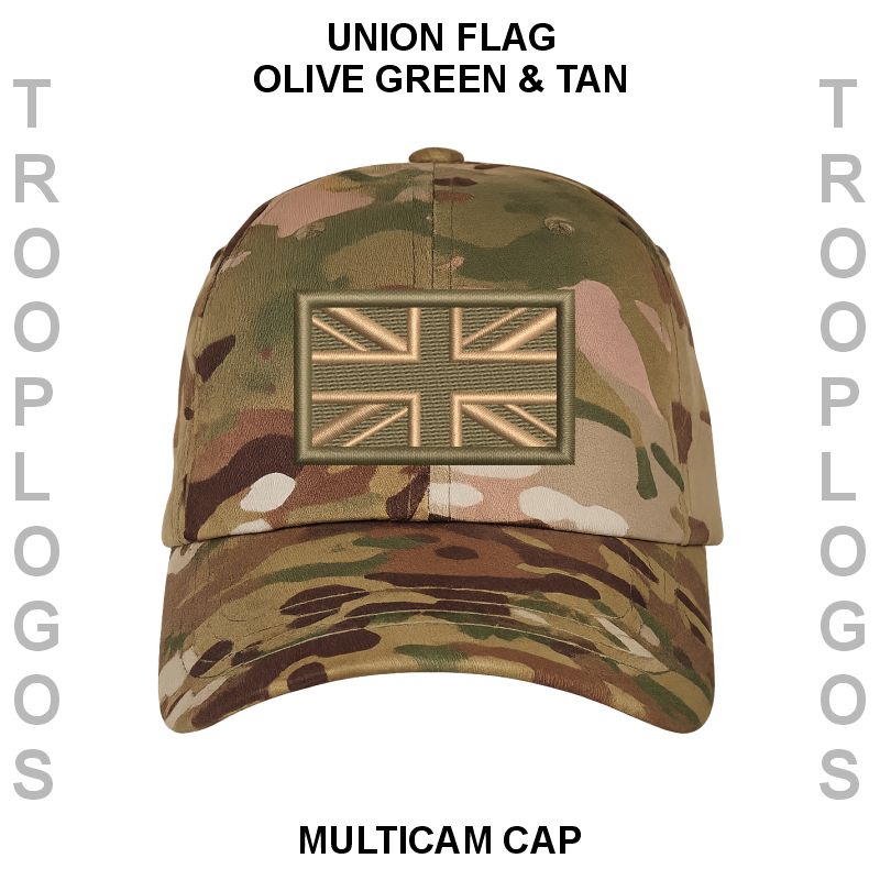 Union Flag Embroidered Baseball Cap