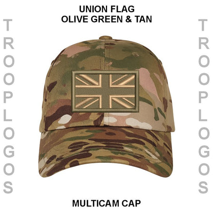 Union Flag Embroidered Baseball Cap