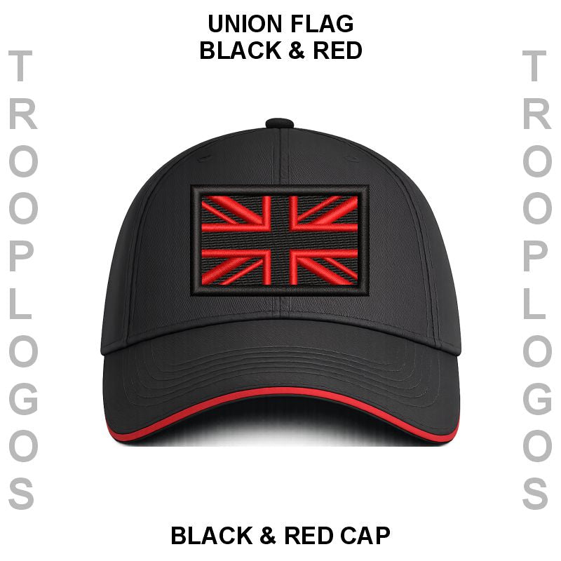 Union Flag Embroidered Baseball Cap