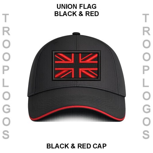 Union Flag Embroidered Baseball Cap