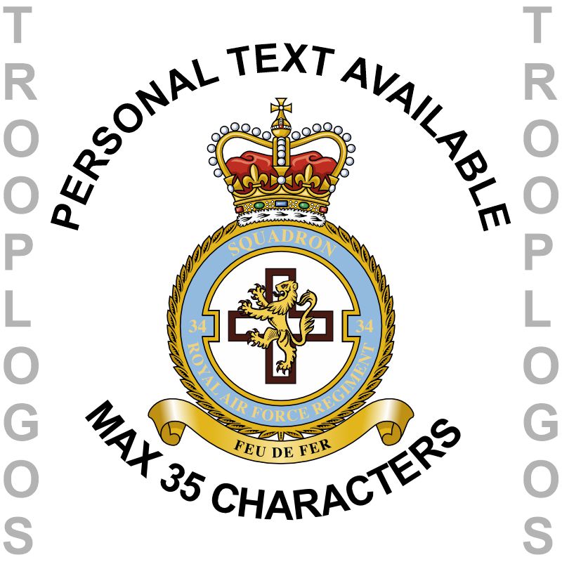 34 Sqn RAF Regt Badge