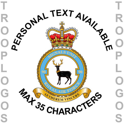 RAF 90 Signals Unit Polo Shirt