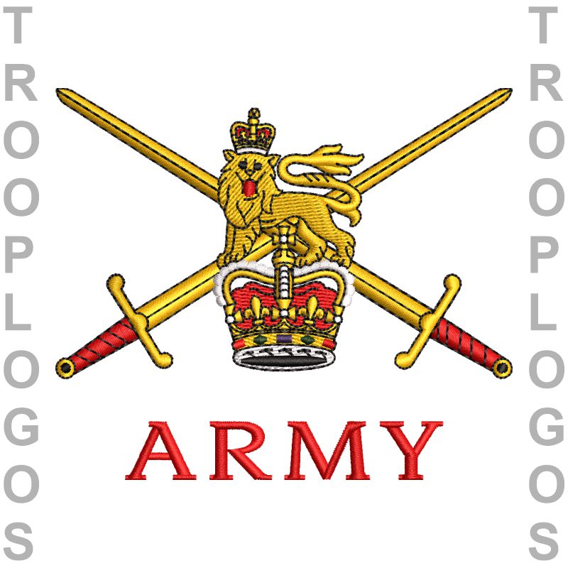 British Army Cotton T-shirt – Troop Logos