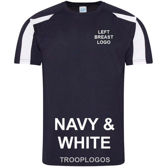 Royal Navy Assault Ship Sports Contrast T-shirt